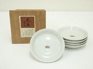 京焼　橘吉造　木守銘々皿5客（箱付）